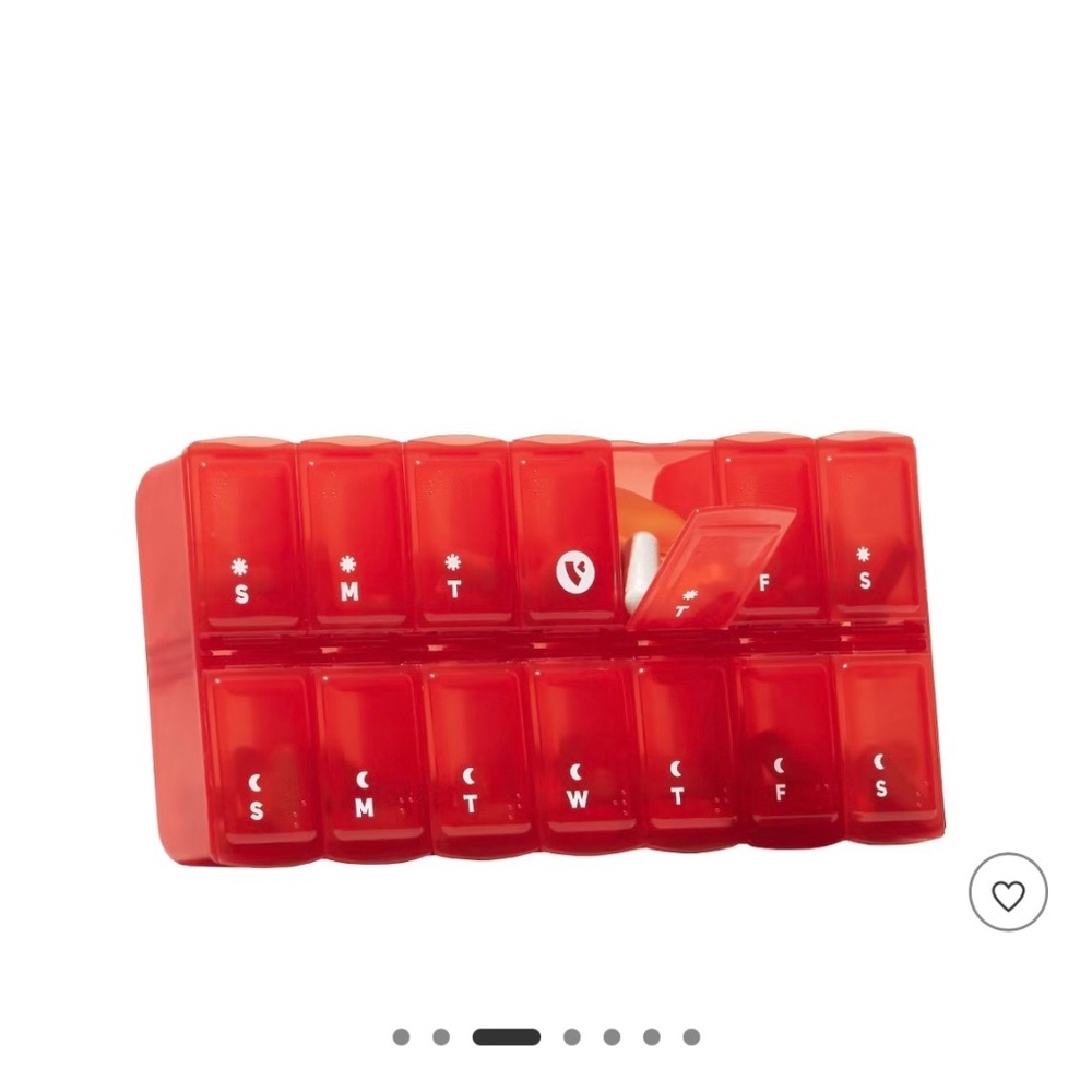 Love Wellness Pill Organizer NWT